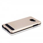 Wholesale Samsung Galaxy Note 5 Aluminum Armor Hybrid Case (Gold)